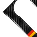 Car German Flag Carbon Fiber Air Conditioning Panel Decorative Sticker for Mercedes-Benz W204 C Clas