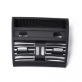 Car Plating Rear Console Grill Dash AC Air Vent with Heating Hole 64229158312 for BMW 5 Series