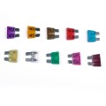 100 PCS Mix Assorted Car Motorcycle Truck Blade Fuse Set 3A 5A 7.5A 10A 15A 20A 25A 30A 35A 40A with