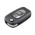 For RENAULT Clio / Megane / Kangoo / Modus Car Keys Replacement 3 Buttons Car Key Case with Foldable