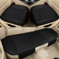 3 in 1 Car Four Seasons Universal Bamboo Charcoal Full Coverage Seat Cushion Seat Cover (Black)