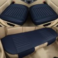 3 in 1 Car Four Seasons Universal Bamboo Charcoal Full Coverage Seat Cushion Seat Cover (Dark Blue)