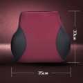 Four Seasons Breathable Memory Foam Car Lumbar Pillow Polyester Pillow (Purple)