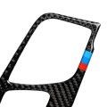 Car Tricolor Carbon Fiber Gear Position Panel Decorative Sticker for BMW 5 Series G38 528Li / 530Li