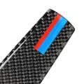 Car Tricolor Carbon Fiber Steering Wheel Decorative Sticker for BMW 5 Series G30/G38 X3 G01/G08
