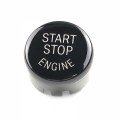 Car Engine Start Key Push Button Cover for BMW G / F Chassis,  with Start and Stop (Black)