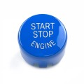 Car Engine Start Key Push Button Cover for BMW G / F Chassis,  with Start and Stop (Blue)