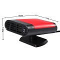Car Heater Hot Cool Fan Windscreen Window Demister Defroster DC 24V, Ordinary Version(Red)