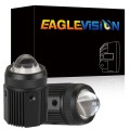 2 PCS DC9-36V / 20W / 6000K / 3000K / 2000LM Motorcycles Double Color Headlights / Fog Light