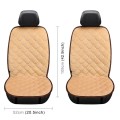 Car 12V Front Seat Heater Cushion Warmer Cover Winter Heated Warm, Double Seat (Beige)