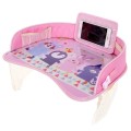 Children Waterproof Dining Table Toy Organizer Baby Safety Tray Tourist Painting Holder with Touch S