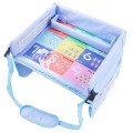 Children Waterproof Dining Table Toy Organizer Baby Safety Tray Tourist Painting Holder (Animal)