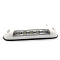 DC 12V 2.6W 6000K IP67 Marine RV Waterproof LED Stair Deck Dome Light Ceiling  Lamp, White Shell and