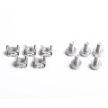 50 Sets M5 Square Hole Hardware Cage Nuts & Mounting Screws Washers for Server Rack and Cabinet (M5