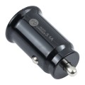 TE-339PD 3.1A PD USB-C / Type-C + USB Interface Mini Fast Charging Car Charger(Black)