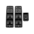 Car Window Glass Lift Switch for Mercedes-Benz W166, Left Driving High Configuration Version