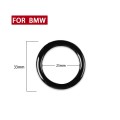 For BMW 3 Series E90/E92/E93 2009-2012 Car One-button Start Carbon Fiber Trim Ring, Left and Right D
