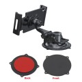 Car Dashboard Tablet Holder PU Suction Cup Windshield Bracket + Tray