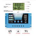 10A Solar Charge Controller 12V / 24V Lithium Lead-Acid Battery Charge Discharge PV Controller, with