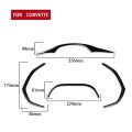 For Chevrolet Corvette C7 2014-2019 4 in 1 Car Dashboard Frame Decorative Sticker, Left Drive