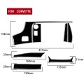 For Chevrolet Corvette C7 2014-2019 Car Central Control Decorative Sticker, Left Drive