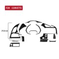 For Chevrolet Corvette C7 2014-2019 16 in 1 Car Dashboard Decorative Sticker, Left Drive