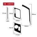 For Chevrolet Corvette C7 2014-2019 4 in 1 Car Gear Position Decorative Sticker, Left Drive