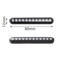 1 Pair Motorcycle 12LED Running Water Turn License Plate Light