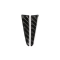 2 PCS Car Carbon Fiber Steering Wheel Below Decorative Sticker for Infiniti Q50 / Q60