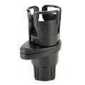 Multi-functional Car Auto Universal Carbon Fiber Texture Cup Holder Drink Holder