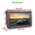 Car HD 8 inch Android 8.1 Radio Receiver MP5 Player for Volkswagen, Support FM & Bluetooth & TF Card