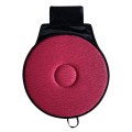 360 Degree Rotation Car Seat Cushion Whirling Seat Mat (Wine Red)