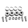 10 Sets Anti-theft Screws Car License Plate Bolts Frame Screws