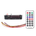 Car Color Screen 12V Audio MP3 Player Decoder Board FM Radio SD Card USB, with Bluetooth Function &