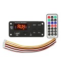 Car 5V Color Screen Display Bluetooth 5.0 Audio MP3 Player Decoder Board FM Radio TF Card USB 3.5mm