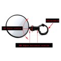 Universal 360 Rotate Adjustable Bicycle Rearview Handlebar Wide-angle Convex Mirror Cycling Rear Vie