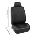 4 in 1 Universal PU Leather Four Seasons Anti-Slippery Front Seat Cover Cushion Mat Set for 2 Seat C