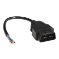 16PIN Male OBD Cable Opening Line OBD 2 Extension Cable for Car Diagnostic Scanner, Cable Length: 60