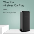 Original Car Wired to Wireless iOS Carplay Module Auto Smart Phone Carplay USB Navigation(Black)