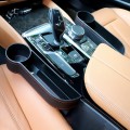 2 PCS Car Multi-functional Console Box Cup Holder Seat Gap Side Storage Box (Black)