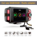 DAB-C8 Car DAB+ Digital Radio Receiver Color Screen Bluetooth Hands-free