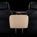 Car Front Seat Hanging Bag Storage Bag (Beige)