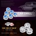 6 in 1 Car Diamond Sticker Set Personality Crystal Decoration (Pink)