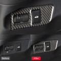 Car Carbon Fiber Trunk Switch Decorative Sticker for Subaru BRZ / Toyota 86 2013-2017, Left Drive (B