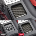 Car Carbon Fiber Seat Heating Panel Decorative Sticker for Subaru BRZ / Toyota 86 2013-2019, Left an