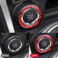 Car Carbon Fiber One-button Start Decorative Sticker for Subaru BRZ / Toyota 86 2013-2017, Left and