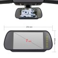 PZ476 Car Waterproof 170 Degree Brake Light View Camera + 7 inch Rearview Monitor for Volkswagen Cad