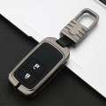 Car Luminous All-inclusive Zinc Alloy Key Protective Case Key Shell for Honda B Style Smart 2-button