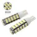 10 PCS T10 DC12V / 1.5W / 6500K / 75LM Car Clearance Lights Reading Lamp with 68LEDs SMD-3020 Lamp B