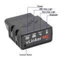 VLINKER MC V2.2 Bluetooth 3.0 Car OBD Fault Diagnosis Detector